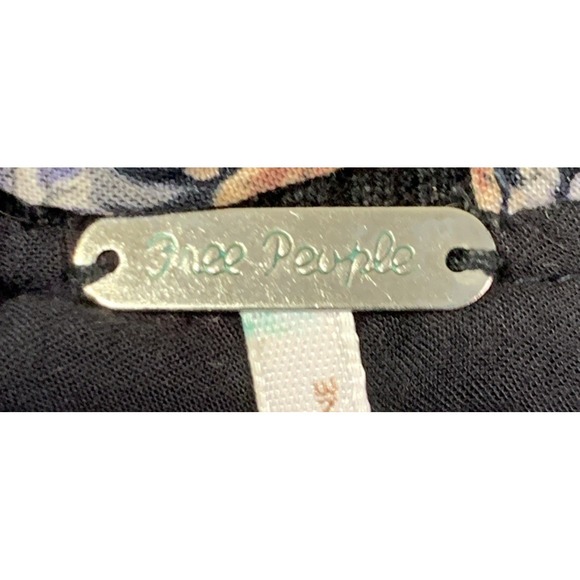 Free People Jacket Womens Size Medium Full Zip Button Floral Print Pockets - Picture 7 of 10